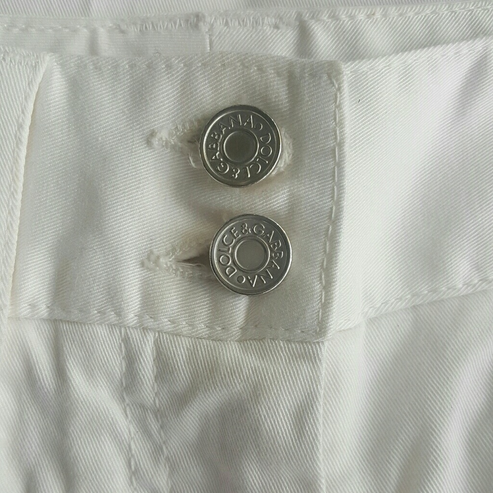 Dolce and Gabbana White Jeans 40 - Picture 6 of 8